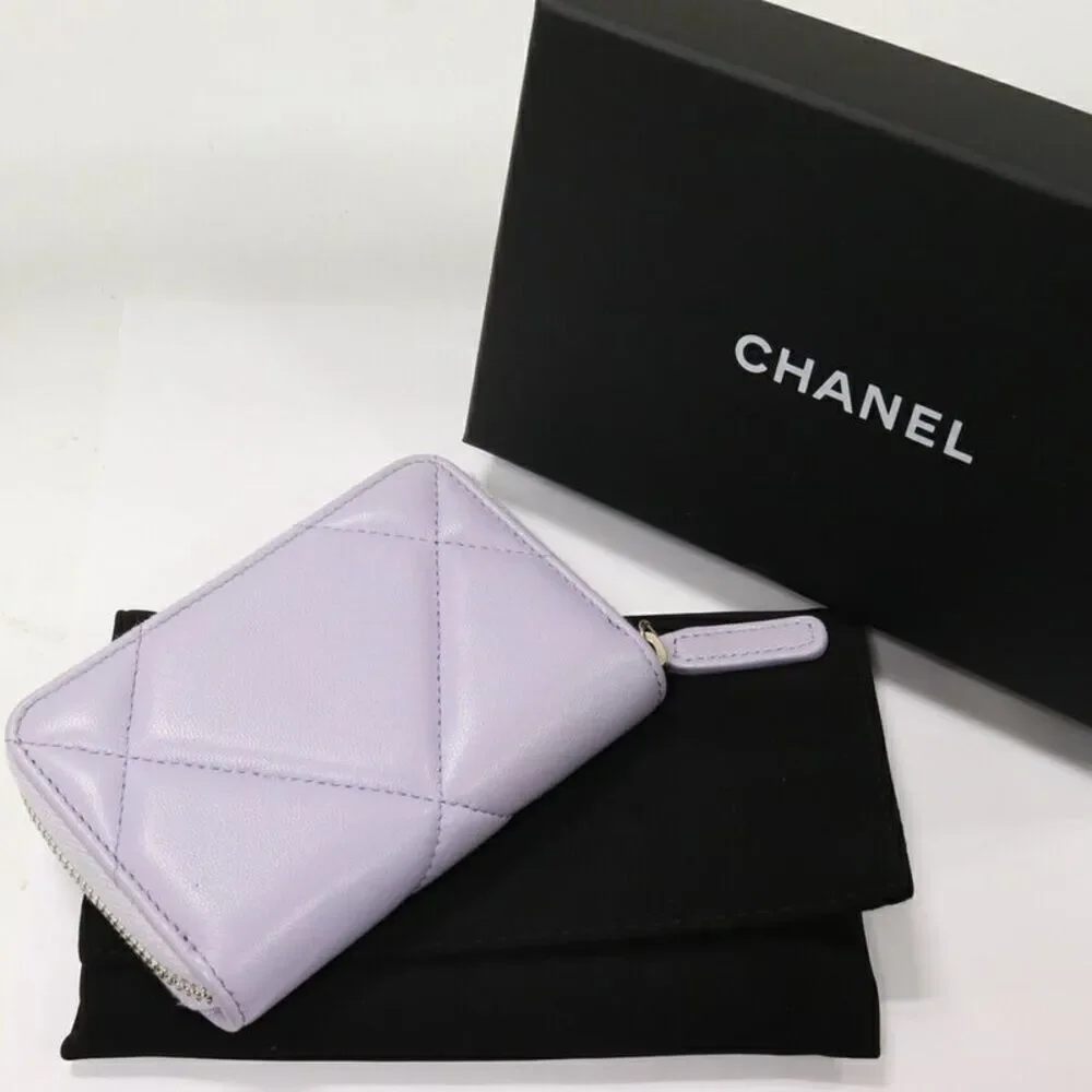 Chanel Lambskin CHANEL19 Coin Purse AP0949